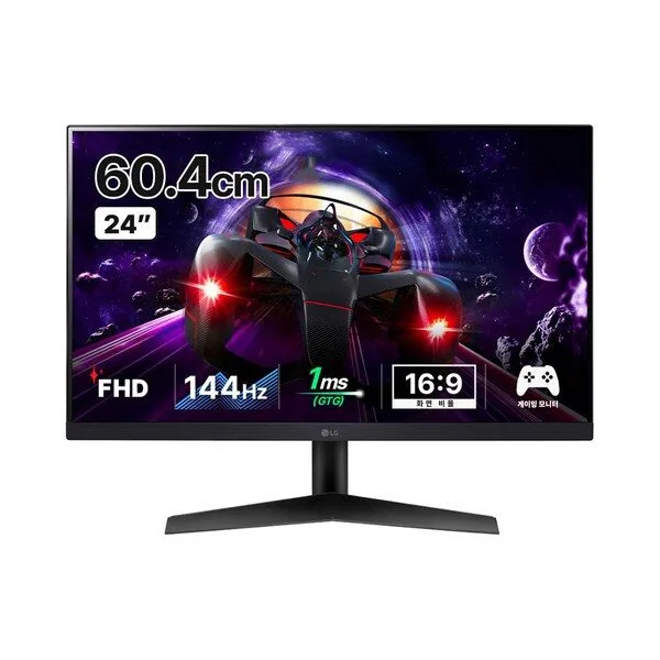 Read more about the article lg24인치모니터 추천 LG전자 FHD 울트라기어 게이밍모니터, 60.4cm, 24GN60R
