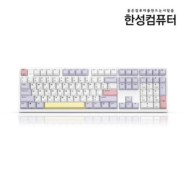 한성컴퓨터 염료승화 EDITION 무접점 키보드 GK898B, 일반형, Purple Heart