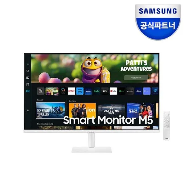 삼성전자 SMART M5 S27CM501 27인치(68.6cm) 스마트TV 모니터, 단일속성