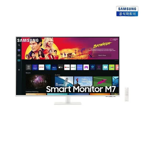  삼성 스마트모니터 M7 M70B 43인치 LS43BM703UKXKR 화이트 삼탠바이미 