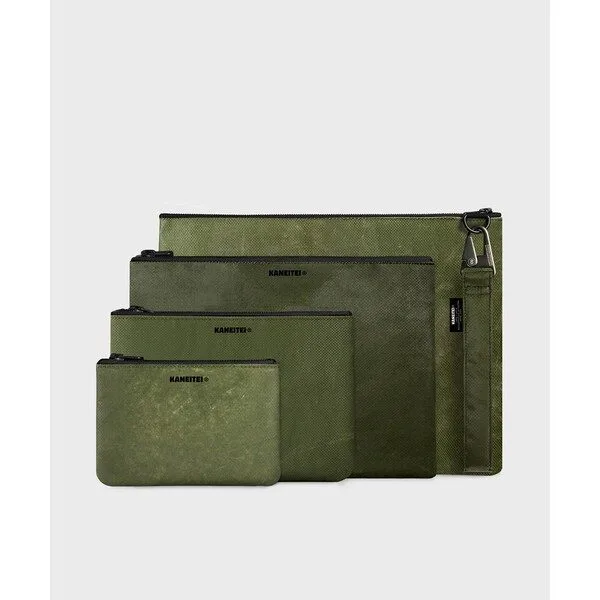 [로드제주] 카네이테이 TIGER FLAT POUCH L (OLIVE DRAB) / UPCYCLED