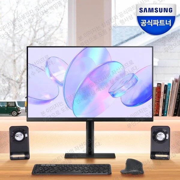 [봄맞이특가]삼성전자 27인치 QHD 모니터 68.4cm IPS 75Hz 피벗 FreeSync, 68..4cm