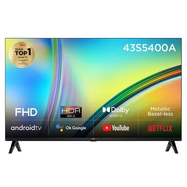 TCL FHD LED 안드로이드 TV, 108cm(43인치), 43S5400A, 스탠드형, 고객직접설치